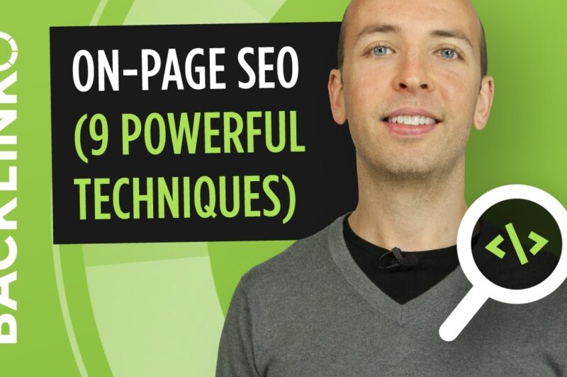 On Page SEO – 9 Actionable Techniques That Work