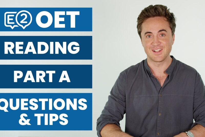 OET Reading Part A: Questions & Tips with Jay!