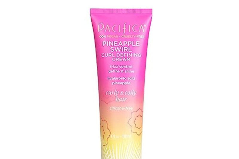 Pacifica Beauty Pineapple Swirl Curl Defining Cream, 100% Vegan & Cruelty Free, 4 Fl Oz