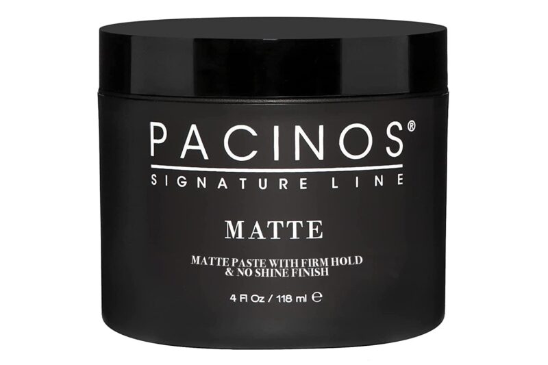 Pacinos Matte Hair Paste – Firm Hold, No Shine, Sculpting & Styling Wax, Long Lasting Definition & Texture, No Flakes, All Hair Types, 4 fl. oz.