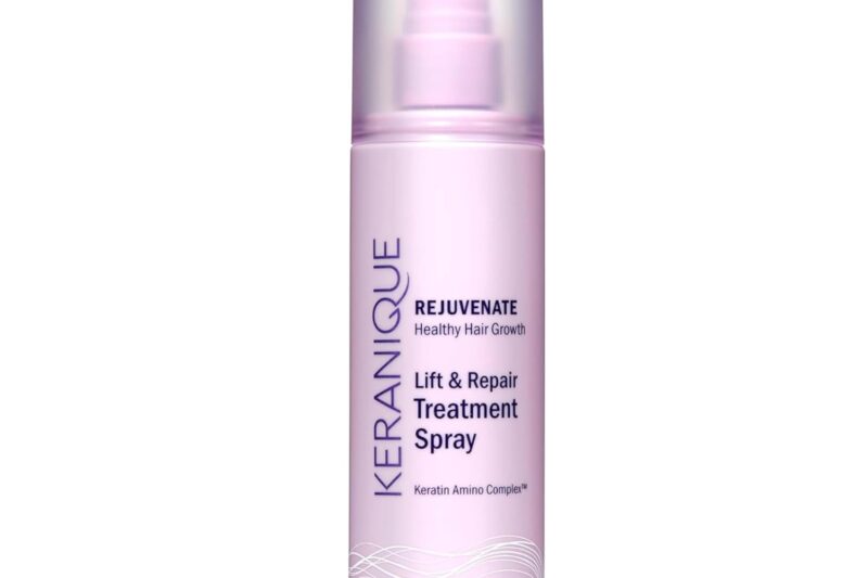 Keranique Hair Thickening Spray – Lift & Repair Volumizing Spray for Instant Volume, Texture – Styling Texturizing Spray For Fine Hair – Heat Damage Protectant With Keratin 3.4 oz