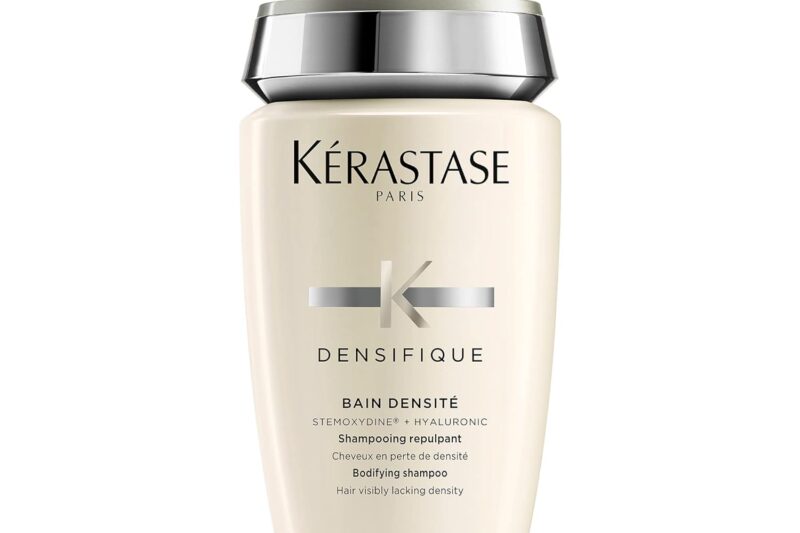 KERASTASE Densifique Densité Shampoo | Thickening & Strengthening Shampoo | Removes Build-Up & Adds Shine | With Hyaluronic Acid | For Fine, Thin & Thinning Hair