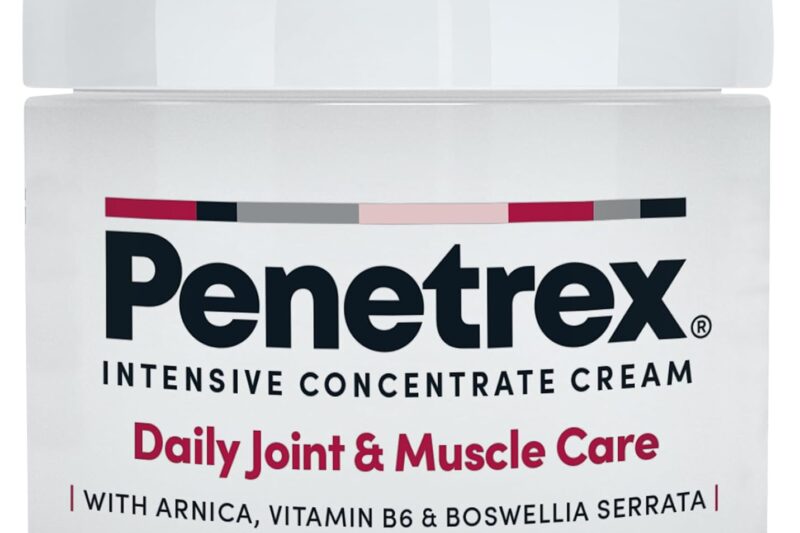 Penetrex Joint & Muscle Therapy – Soothing Comfort for Back, Neck, Hands, Feet – Premium Whole Body Rub with Arnica, Vitamin B6 MSM & Boswellia – Non-Greasy 2oz Cream