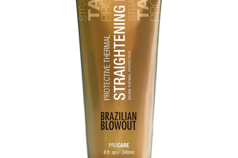 Brazilian Blowout Protective Thermal Straightening Balm, 8 Fl Oz (Pack of 1)