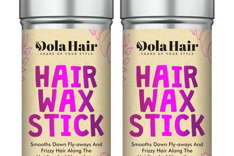 Dolahair Hair Wax Stick for Flyaways, Smoothing, and Slick Back – Hair Pomade for Women and Kids (2 Pack)